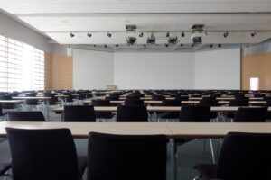 Spotless and well-organized classroom thoroughly cleaned by Fort Worth Cleaning Professionals, featuring sanitized desks, polished floors, and a fresh learning environment designed for student success.